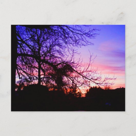 CARTES POSTALES - COUCHER DE SOLEIL SUR RIVERTON (Devant)