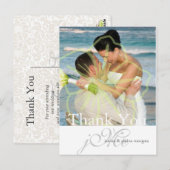 Cartes postales couleur/Merci monographique person (Devant / Derrière)