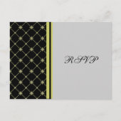 Cartes postales Croix Motif RSVP Black White Croix (Devant)