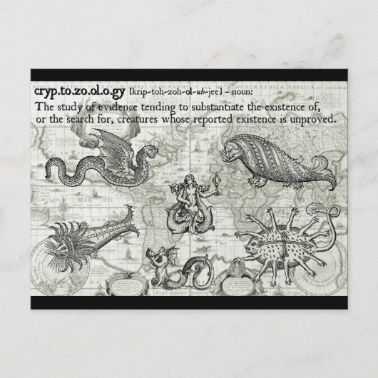 Cartes postales Cryptozoologie Antique (Devant)