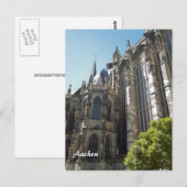 Cartes postales d'Aix-la-Chapelle (Devant / Derrière)