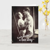 Cartes postales d'amour (Fleur jaune)