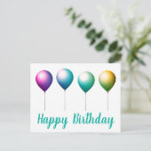 Cartes postales d'anniversaire (Debout devant)