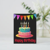 Cartes postales d'anniversaire (Debout devant)