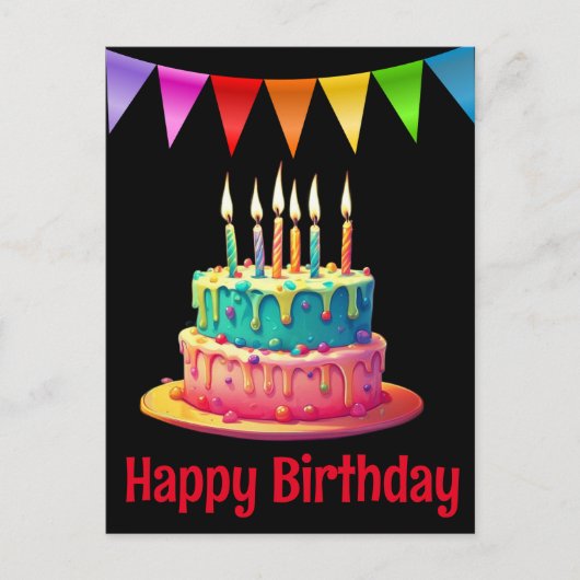 Cartes postales d'anniversaire (Devant)