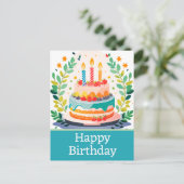 Cartes postales d'anniversaire (Debout devant)