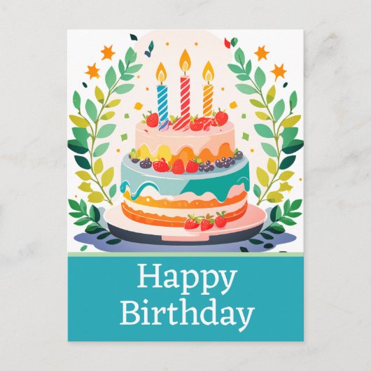 Cartes postales d'anniversaire (Devant)