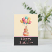 Cartes postales d'anniversaire (Debout devant)