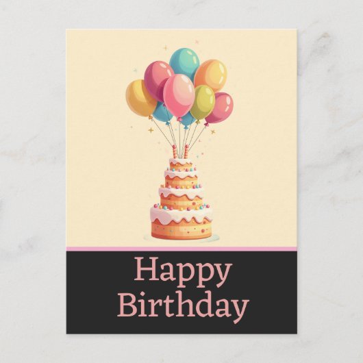 Cartes postales d'anniversaire (Devant)