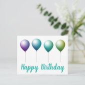 Cartes postales d'anniversaire (Debout devant)