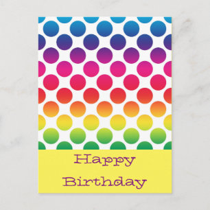 Cartes postales d'anniversaire