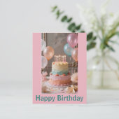 Cartes postales d'anniversaire (Debout devant)