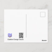 Cartes postales d'anniversaire Crocus avec Bee Hap (Dos)