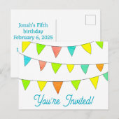 Cartes postales d'anniversaire joyeuses vous êtes (Devant / Derrière)