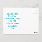 Cartes postales d'anniversaire joyeuses vous êtes (Dos)