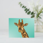 CARTES POSTALES D'ART GIRAFFE (Debout devant)