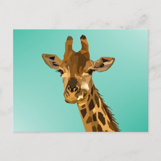 CARTES POSTALES D'ART GIRAFFE (Devant)