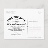 Cartes postales d'automne à feuilles jaunes pour r (Dos)