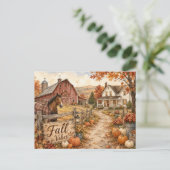 Cartes postales d'automne ambiance rustique de la (Debout devant)