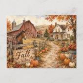 Cartes postales d'automne ambiance rustique de la (Devant)