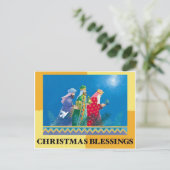 Cartes postales de bénédictions de Noël (Debout devant)
