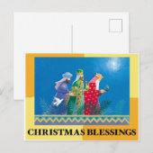 Cartes postales de bénédictions de Noël (Devant / Derrière)