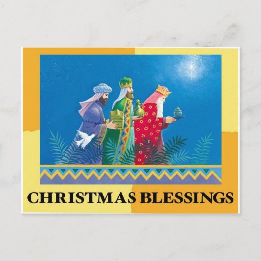 Cartes postales de bénédictions de Noël (Devant)