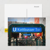 Cartes postales de Berlin : Kottbusser Tor (Devant / Derrière)