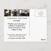 Cartes postales de biens immobiliers 311 Intérieur (Dos)