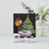 Cartes postales de boule à neige (Debout devant)