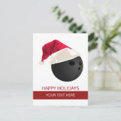 Cartes postales de boule de bowling de Noël Chapea (Debout devant)