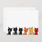 Cartes postales de chats mignons (Devant / Derrière)