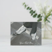 Cartes postales de chaussures d'entretien (Debout devant)