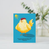 Cartes postales de coq de gestion du temps (Debout devant)