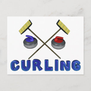 Cartes postales de curling