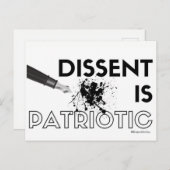 Cartes postales de dissidence - encre (Devant / Derrière)