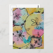 Cartes postales de Dollars de Sable Peinture à l'a (Devant / Derrière)