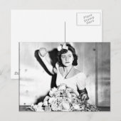 Cartes postales de femmes sur le front intérieur/ (Devant / Derrière)