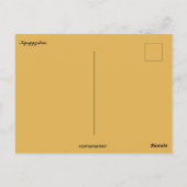 Cartes postales de fleurs au Kirghizistan (Dos)