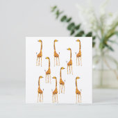 Cartes postales de girafes (Debout devant)