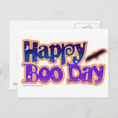 Cartes postales de Halloween - heureuses huez (Devant / Derrière)