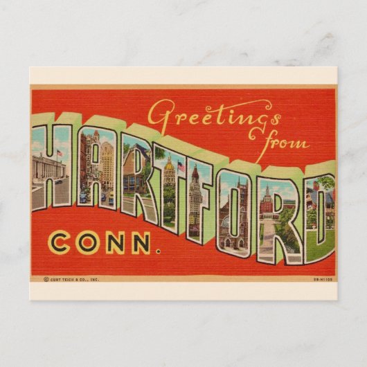 Cartes postales de Hartford (Devant)