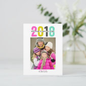 Cartes postales de la bonne année | 2018 % pipe% (Debout devant)