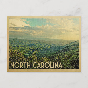 Cartes postales de la Caroline du Nord Vintage voy