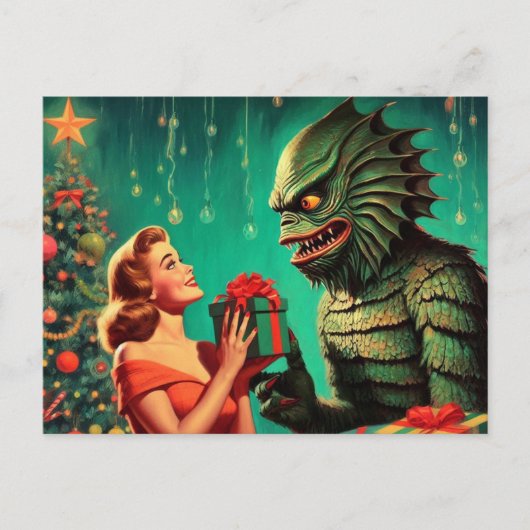 Cartes postales de la Créature de remerciement (Devant)