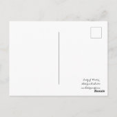 Cartes postales de la Dame d'hiver (Dos)