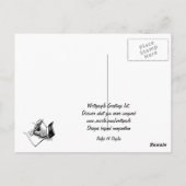 Cartes postales de la fête des mères - à un ami sp (Dos)