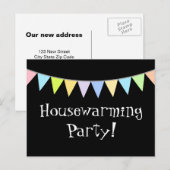 Cartes postales de la fête du ménage pour la nouve (Devant / Derrière)