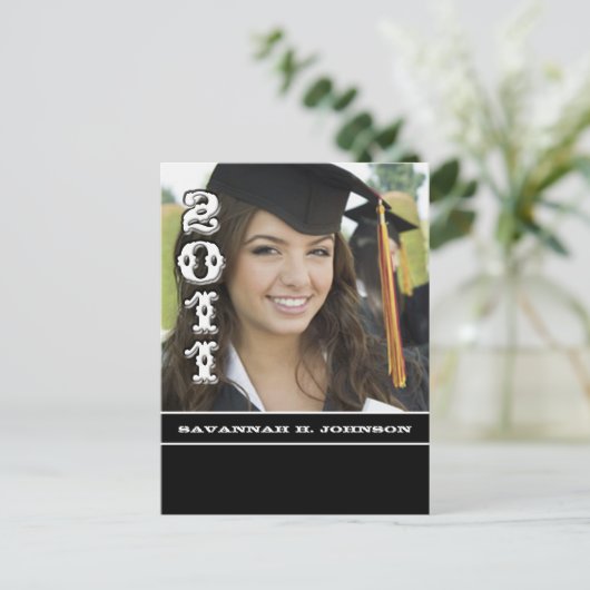 Cartes postales de la photo de diplôme (Debout devant)