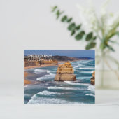 Cartes postales de la plage d'Australie (Debout devant)